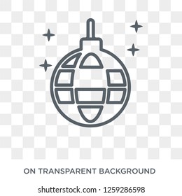 disco icon. disco design concept from Entertainment collection. Simple element vector illustration on transparent background.