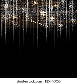 disco light rain stars abstract dance background