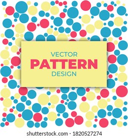 disco lights dots pattern on white background, Vector illustration.