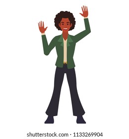 Disco man cartoon