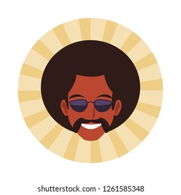 Disco man cartoon