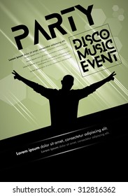 Disco Music Event, Vector
