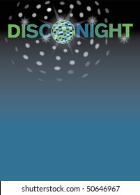 Disco night background.