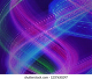 Disco Panel Bright Dynamic Background Squares Stock Vector (Royalty ...