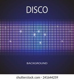 Disco party background. Space for your text .