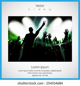 Disco party. Eps10