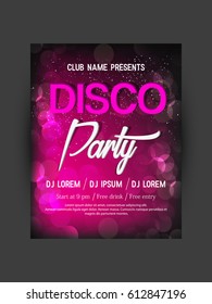 disco party flyer