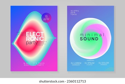 Disco Party. Linear Trance Event. Sound And Discotheque Concept. Jazz Effect For Cover. Abstract Background For Invitation Template. Rainbow Disco Party