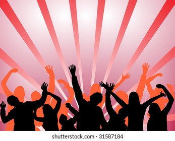 disco - party time - vector