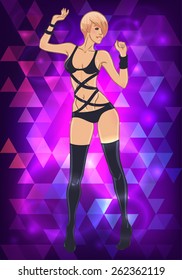 Disco Party. Vector illustration.