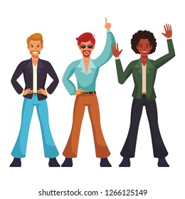 Disco people cartoon