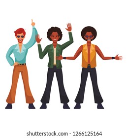 Disco people cartoon