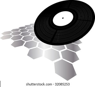 disco sound system illustration