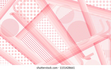 Disco style background. Memphis pattern.