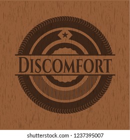 Discomfort wooden signboards