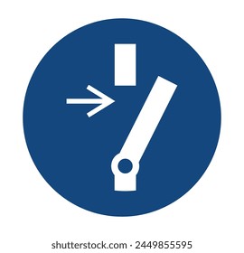 Disconnect before carrying out maintenance or repair symbol
