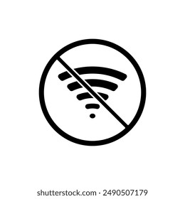 disconnect concept line icon. Simple element illustration.disconnect concept outline symbol design.
