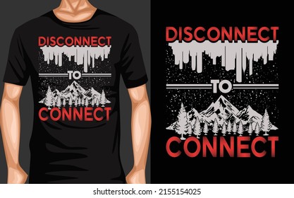 Disconnect to connect T-Shirt design