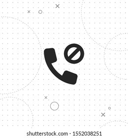 Disconnect contact, vector best flat icon on texture background , EPS 10