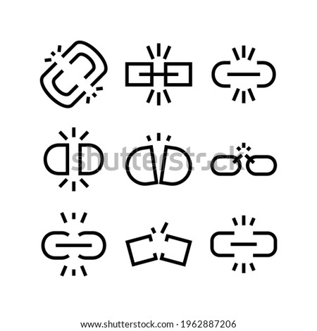 disconnect icon or logo isolated sign symbol vector illustration - Collection of high quality black style vector icons
