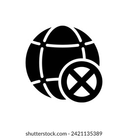 Disconnect, Interface Flat Icon Logo Illustration. Interface Icon-set. Suitable For Web Design, Logo, App.