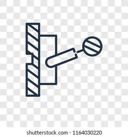 Disconnect Vector Icon Isolated On Transparent Stock Vector (Royalty ...