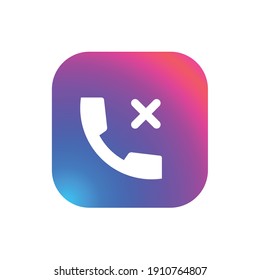 Llamada desconectada - botón Icono de aplicación