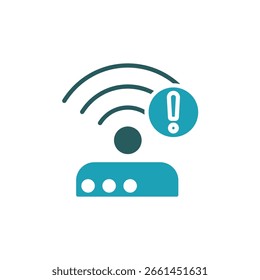 disconnected icon. vector.Editable stroke.linear style sign for use web design,logo.Symbol illustration.