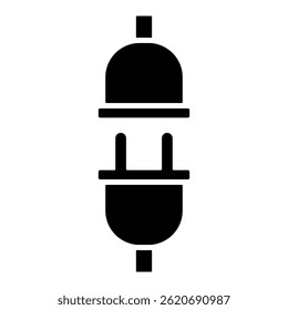 Disconnected Simple Icon Vector Illustration Concept