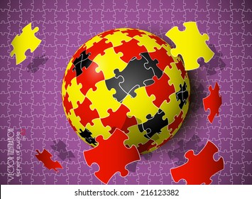 Disconnection sphere of puzzles