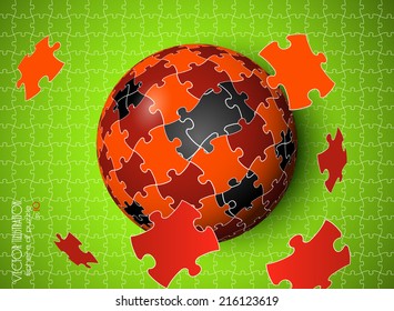 Disconnection sphere of puzzles