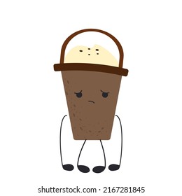 A discontented cup of coffee. A grudge