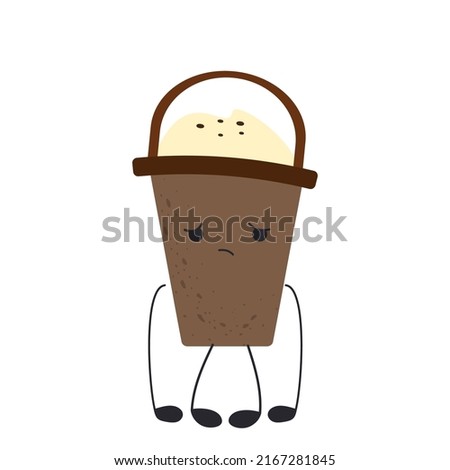 A discontented cup of coffee. A grudge