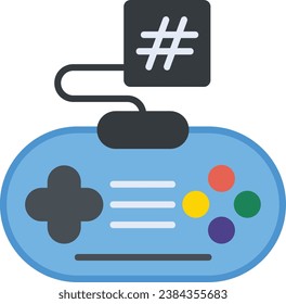 Discord Flat Vector Icon Design
