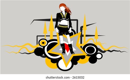 Discoteque girl