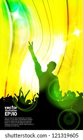Discoteque. Vector illustration
