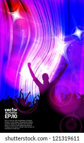 Discoteque. Vector illustration