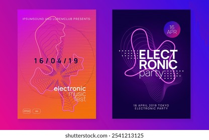 Discotheque Background. Blue Dance Event. Green Party Design. Festival Invite. Music Set. Night Club Concert Graphic. Nightclub Beat Illustration. Pink Discotheque Background