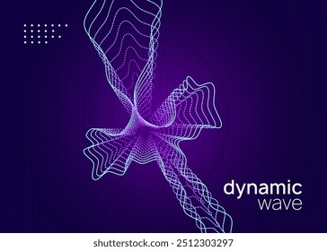 Discotheque Background. Dance Poster. Electro Vector. Violet Fest Banner. Blue Music Set. Dj Trance Graphic. Electronic Audio Illustration. Green Discotheque Background