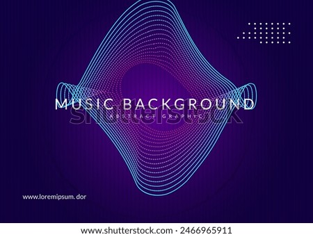 Discotheque Background. Music Set. Techno Electro Element. Violet Party Poster. Green Sound Design. Festival Cover. Nightclub Radio Invitation. Pink Discotheque Background
