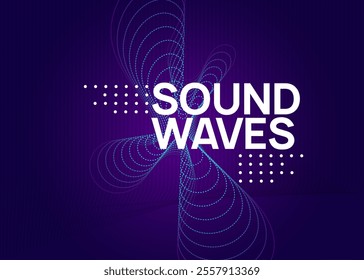 Discotheque Background. Nightclub Disco Invitation. Music Event. Pink Sound Banner. Violet Dj Design. Fest Concert Element. Electro Vector. Blue Discotheque Background