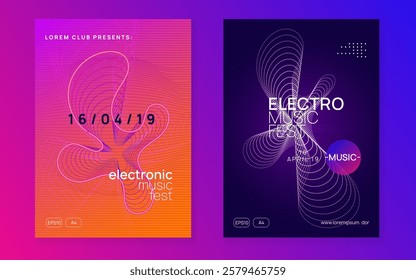 Discotheque Background. Pink Dance Event. Violet Edm Design. Techno Set. Trance Invite. Nightclub Beat Invitation. Night Club Festival Graphic. Blue Discotheque Background