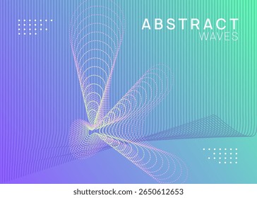 Discotheque Background. Soundwave Beat Invitation. Blue Techno Flyer. Green Fest Poster. Trance Invite. Sound Design. Edm Electro Graphic. Pink Discotheque Background