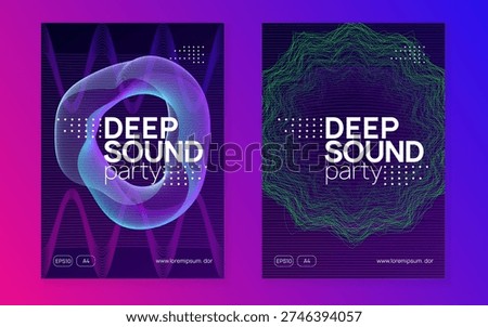 Discotheque Background. Trance Cover. Dj Concert Graphic. Fest Set. Violet Sound Banner. Green Party Magazine. Nightclub Beat Illustration. Pink Discotheque Background