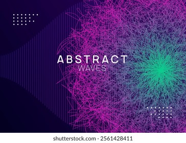 Discotheque Banner. Blue Edm Magazine. Green Fest Event. Sound Festival Template. Nightclub Disco Illustration. Trance Cover. Night Club Poster. Violet Discotheque Banner