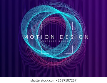 Discotheque Banner. Electronic Disco Illustration. Violet Fest Event. Pink Music Set. Night Club Trance Element. Sound Design. Concert Vector. Green Discotheque Banner