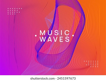 Discotheque Banner. Pink Dance Flyer. Sound Trance Template. Green Edm Event. Music Design. Electro Cover. Electronic Audio Illustration. Blue Discotheque Banner