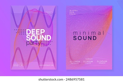 Diskothek. In: DJ Electro Graphic. Konzerteinladung. In: Psychedelic Disco Invitation. Ein guter Banner. In: Blue Party Design. In: Violet EDM Magazine. Grüne Diskothek