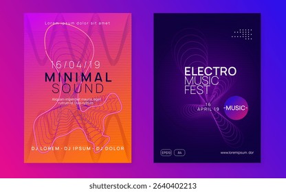 Discotheque Event. Pink Dj Magazine. Nightclub Beat Illustration. Sound Festival Template. Blue Techno Banner. Trance Cover. Edm Flyer. Green Discotheque Event