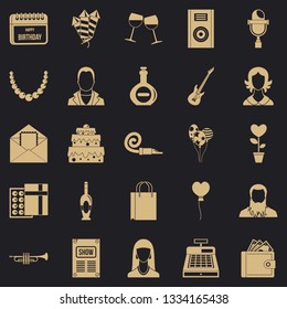 Discotheque icons set. Simple set of 25 discotheque vector icons for web for any design